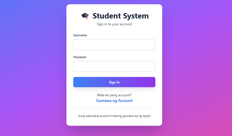 Student Information System