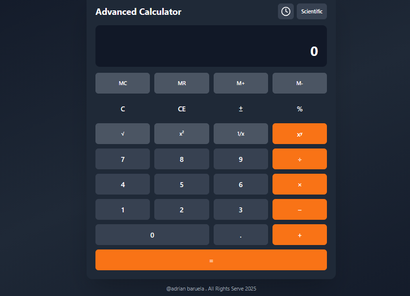 Advanced Calculator